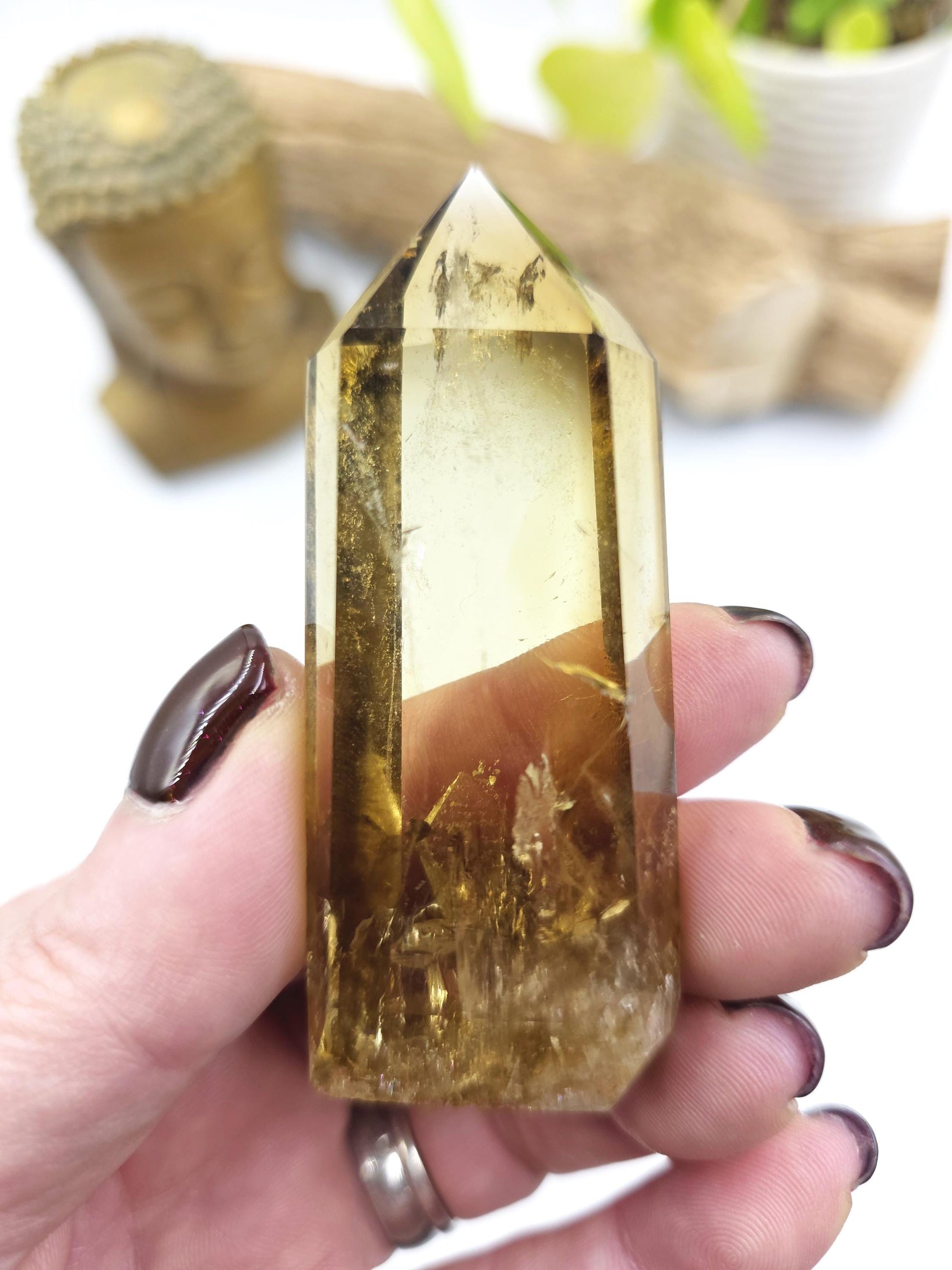 Citrine Point - Natural Manifestation & Abundance Healing Crystal - 70g