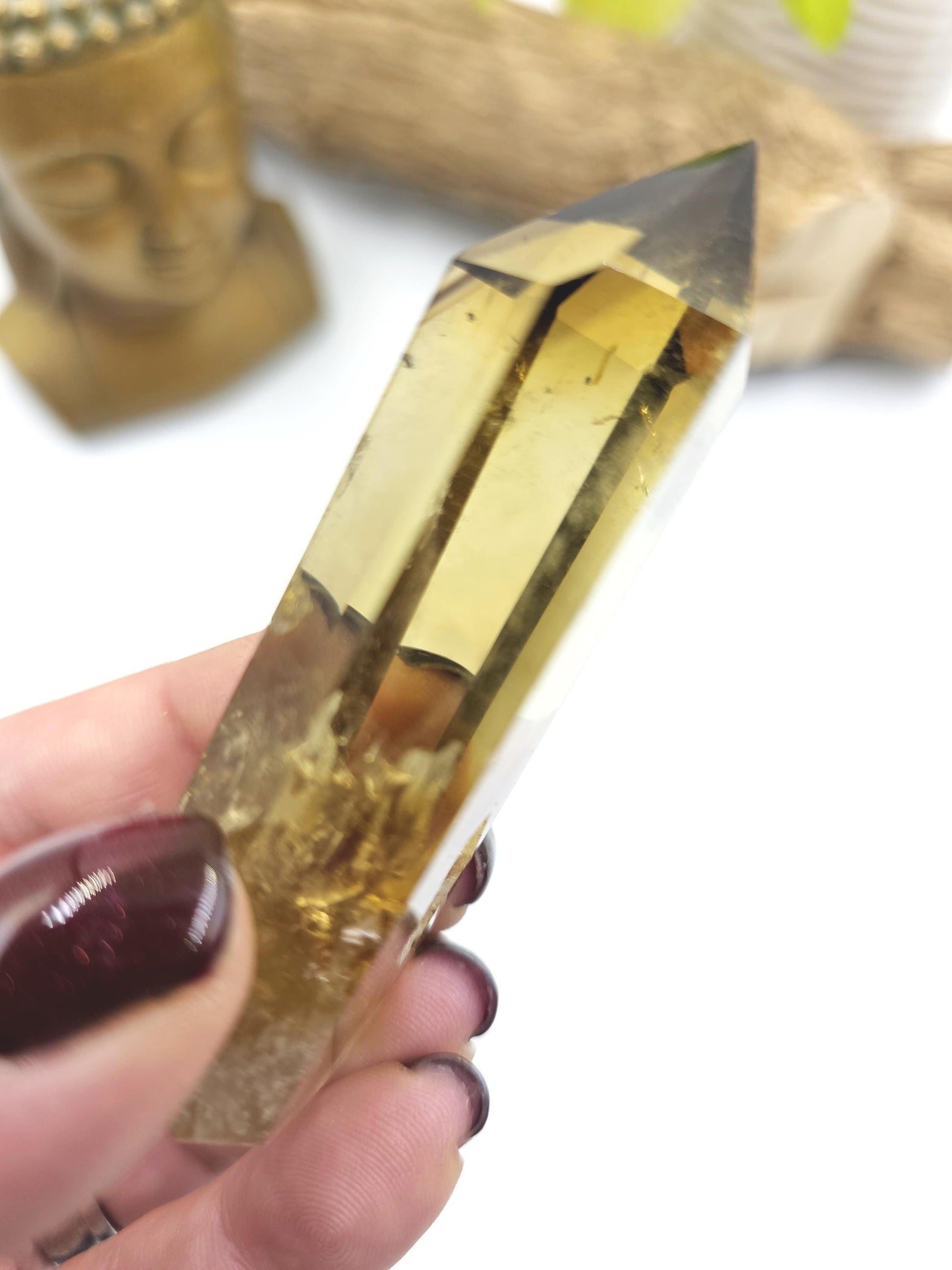 Citrine Point - Natural Manifestation & Abundance Healing Crystal - 70g