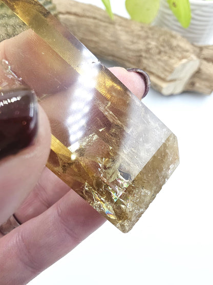 Citrine Point - Natural Manifestation & Abundance Healing Crystal - 70g