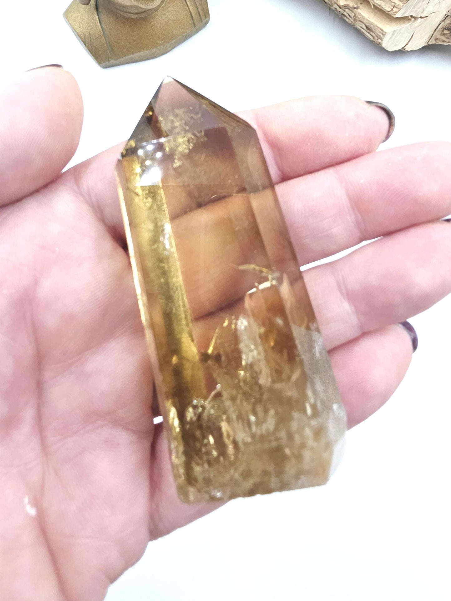 Citrine Point - Natural Manifestation & Abundance Healing Crystal - 70g