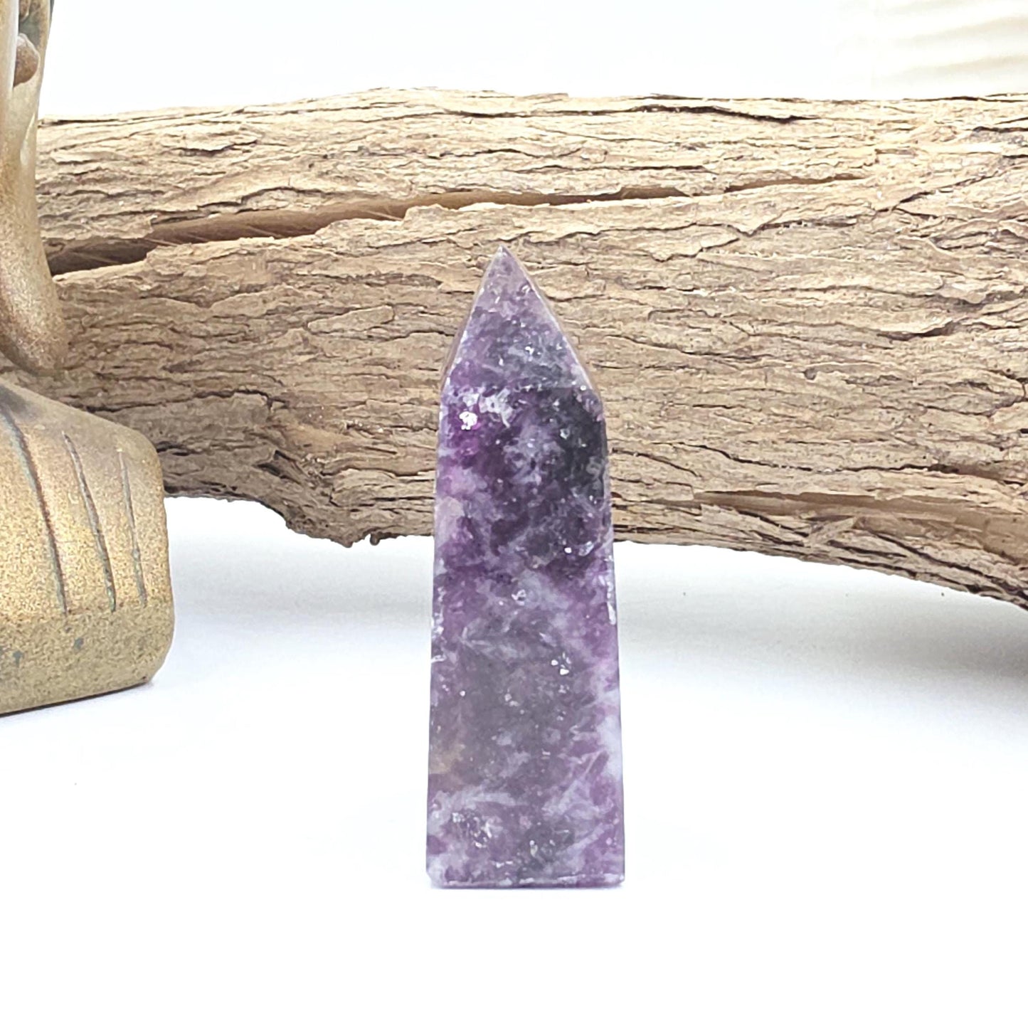 Sparkly Purple Mica Point – Calming, Emotional Balance & Spiritual Healing Crystal Tower, 60g