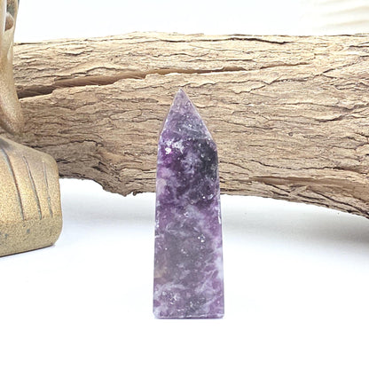 Sparkly Purple Mica Point – Calming, Emotional Balance & Spiritual Healing Crystal Tower, 60g