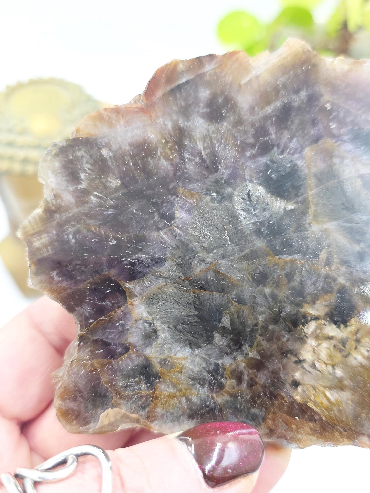 Auralite 23 Slice – High Vibration Healing, Intuition & Deep Spiritual Connection Crystal, 185g