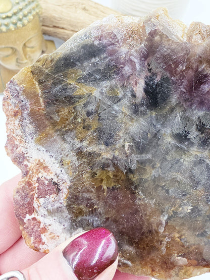 Auralite 23 Slice – High Vibration Healing, Intuition & Deep Spiritual Connection Crystal, 185g