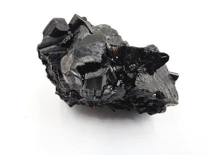 Flashy Raw Zambian Black Tourmaline Specimen - Natural Protection and Grounding Crystal - 75g