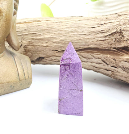 Mini Stichtite Tower - Heart Chakra and Emotional Healing - 5.3cm