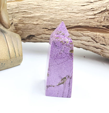 Mini Stichtite Tower - Heart Chakra and Emotional Healing - 5.3cm