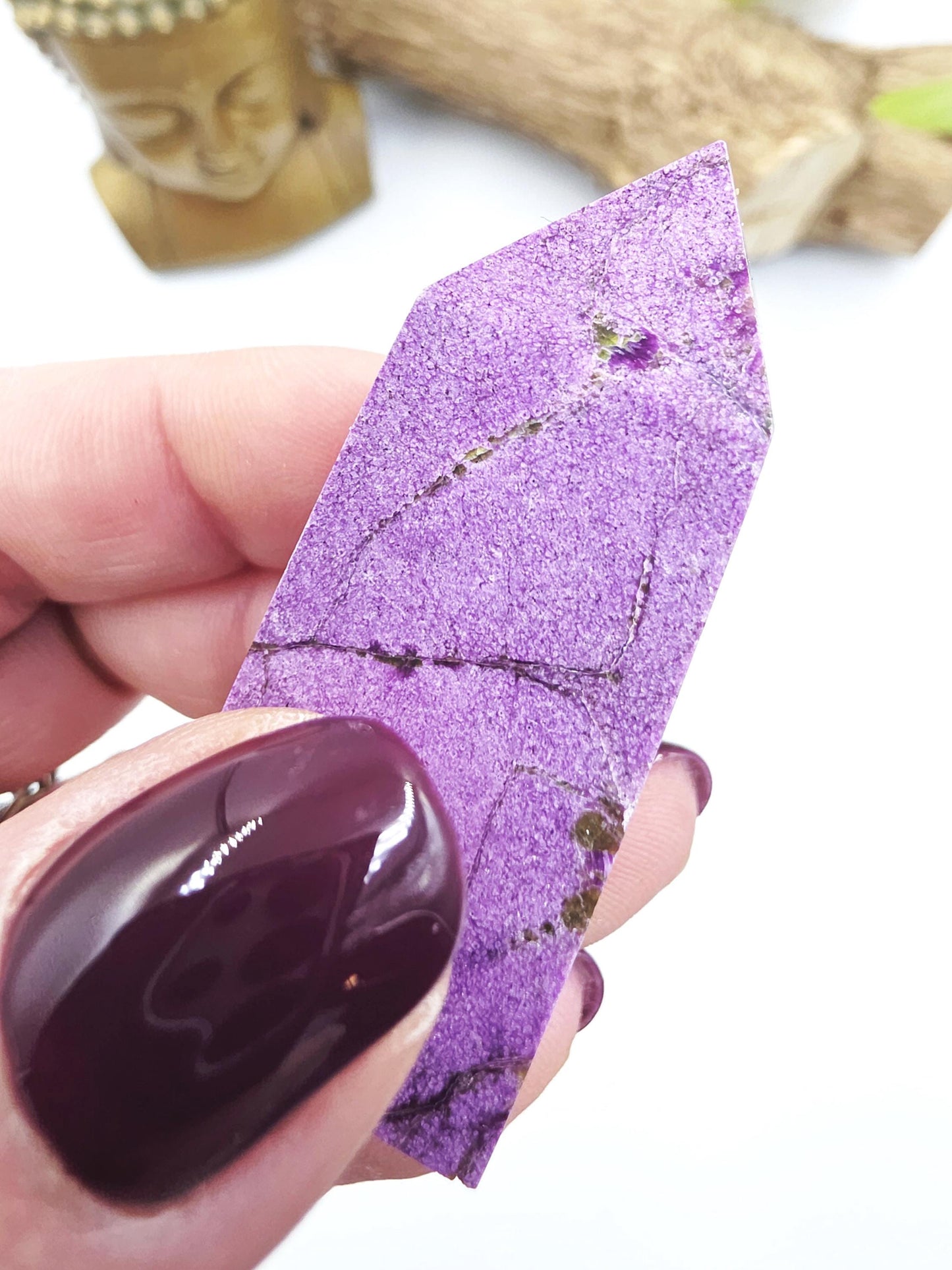 Mini Stichtite Tower - Heart Chakra and Emotional Healing - 5.3cm