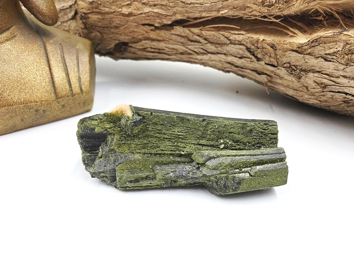 Raw Epidote Crystal Specimen - Growth & Transformation Healing Crystal - 65g