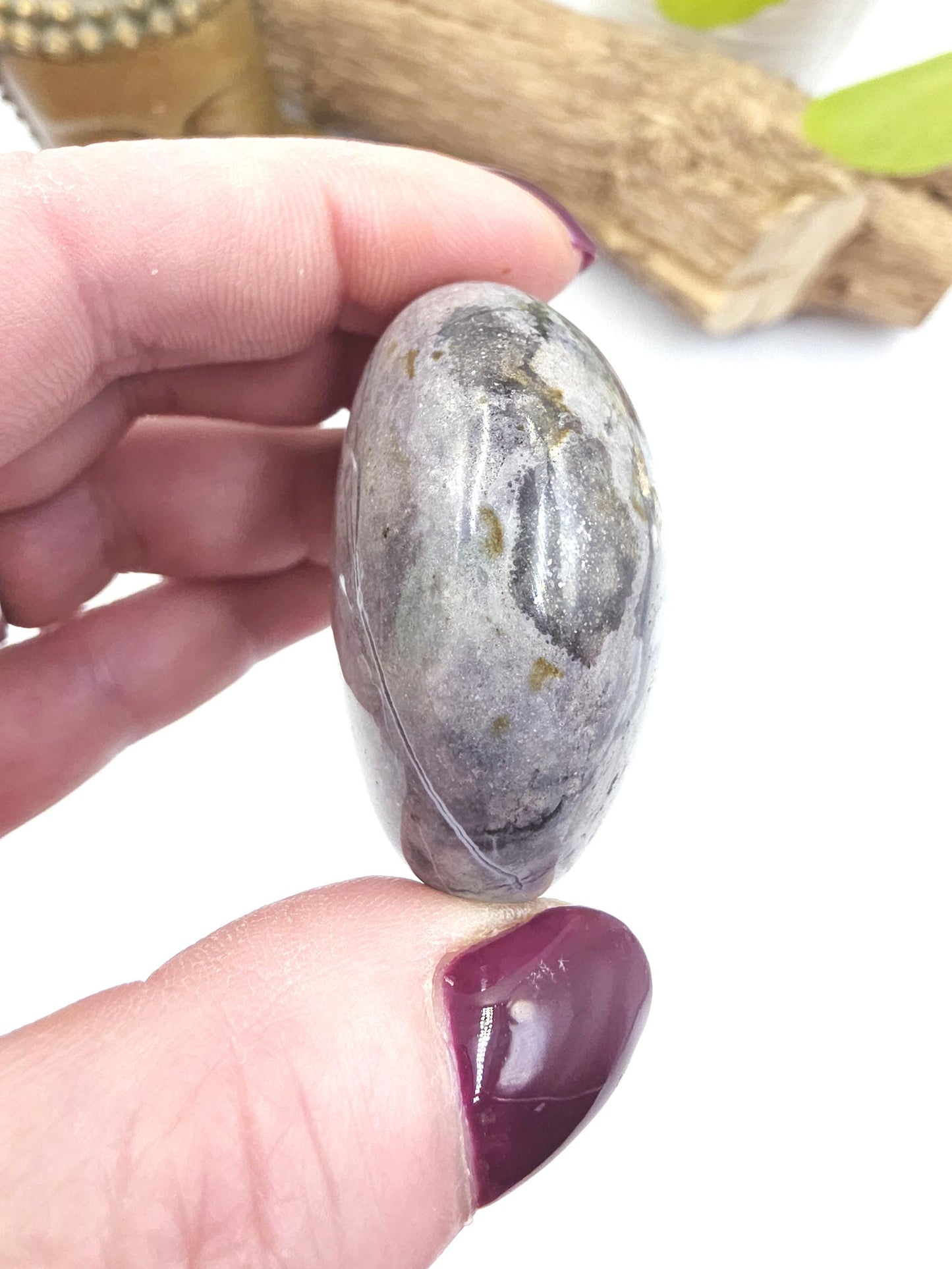 Ocean Jasper Palm - Joy & Renewal Healing Crystal - 75g