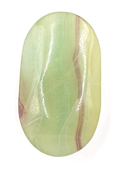 Green Fluorite Palm Stone - Focus and Clarity Healing Crystal - 50g
