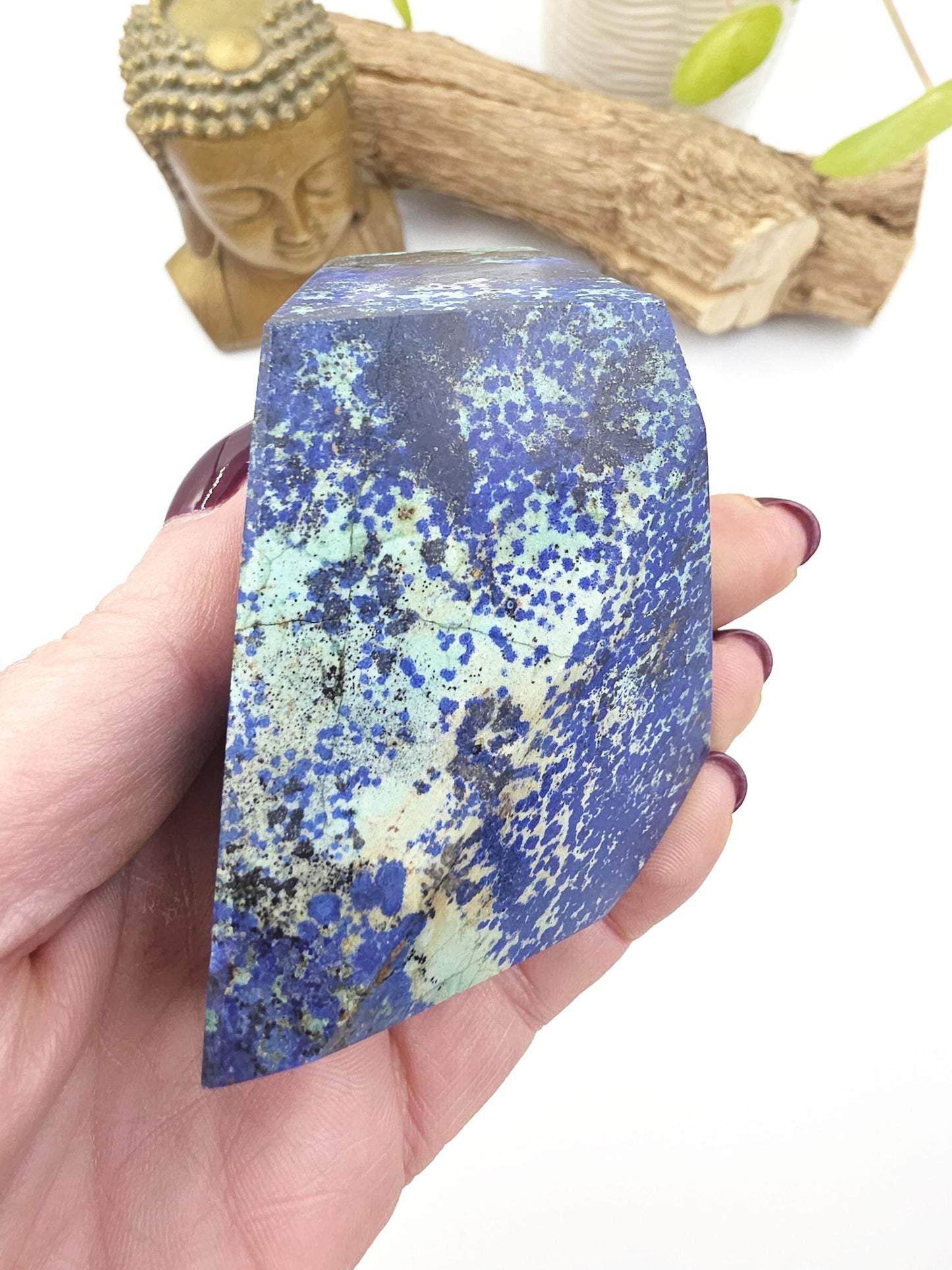 Azurite Freeform - Intuition & Spiritual Insight Third Eye Chakra Healing Crystal, 300g