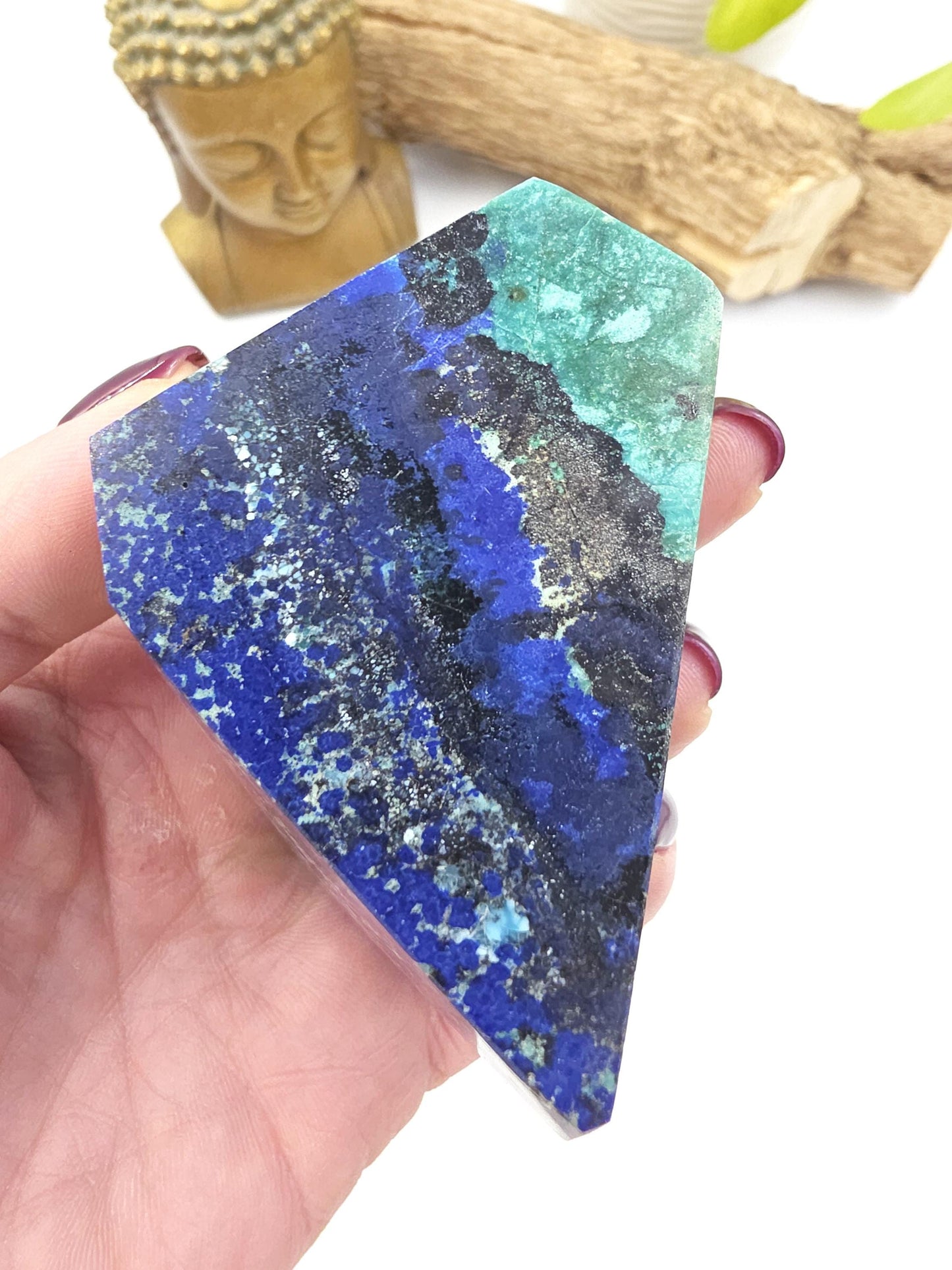 Azurite Freeform - Intuition & Spiritual Insight Third Eye Chakra Healing Crystal, 300g