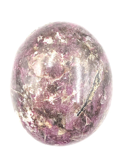 Large Plum Blossom Tourmaline Palm Stone – Love, Compassion & Emotional Healing Crystal, 155g