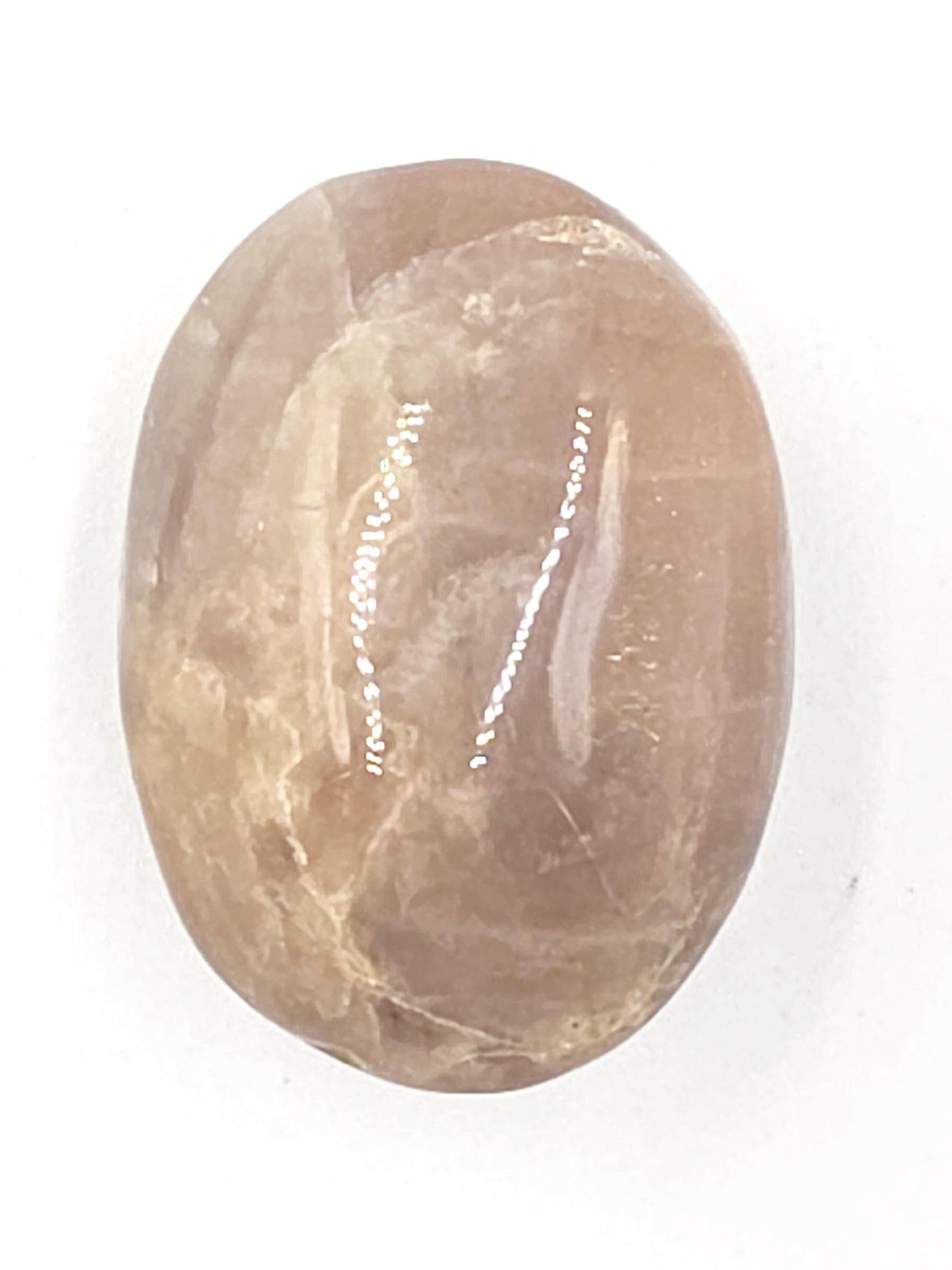 Little Flashy Moonstone & Sunstone Palm Stone – Balance, Confidence and Intuition Crystal, 35g