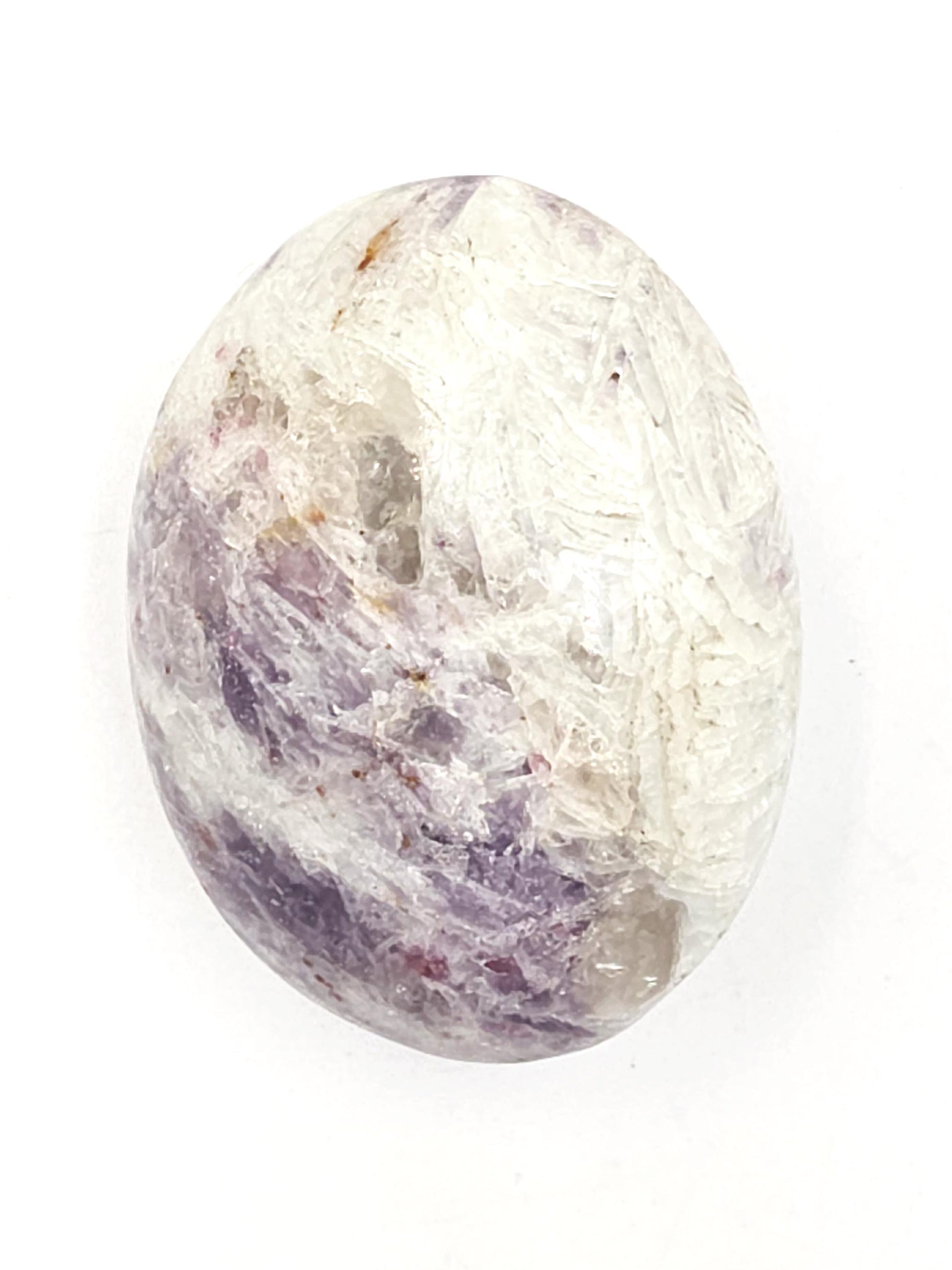 Sparkly Unicorn Stone Palm Stone (Pegmatite) – Calm, Comfort & Emotional Healing Crystal, 90g