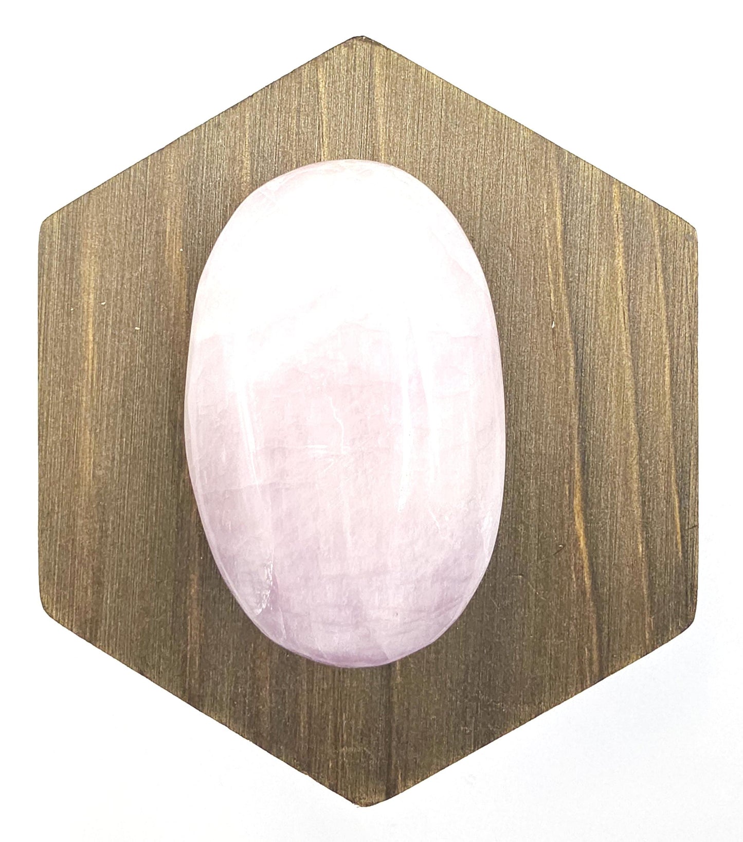 Flashy Kunzite Crystal Palm Stone - Heart Chakra & Emotional Healing Crystal, 70g