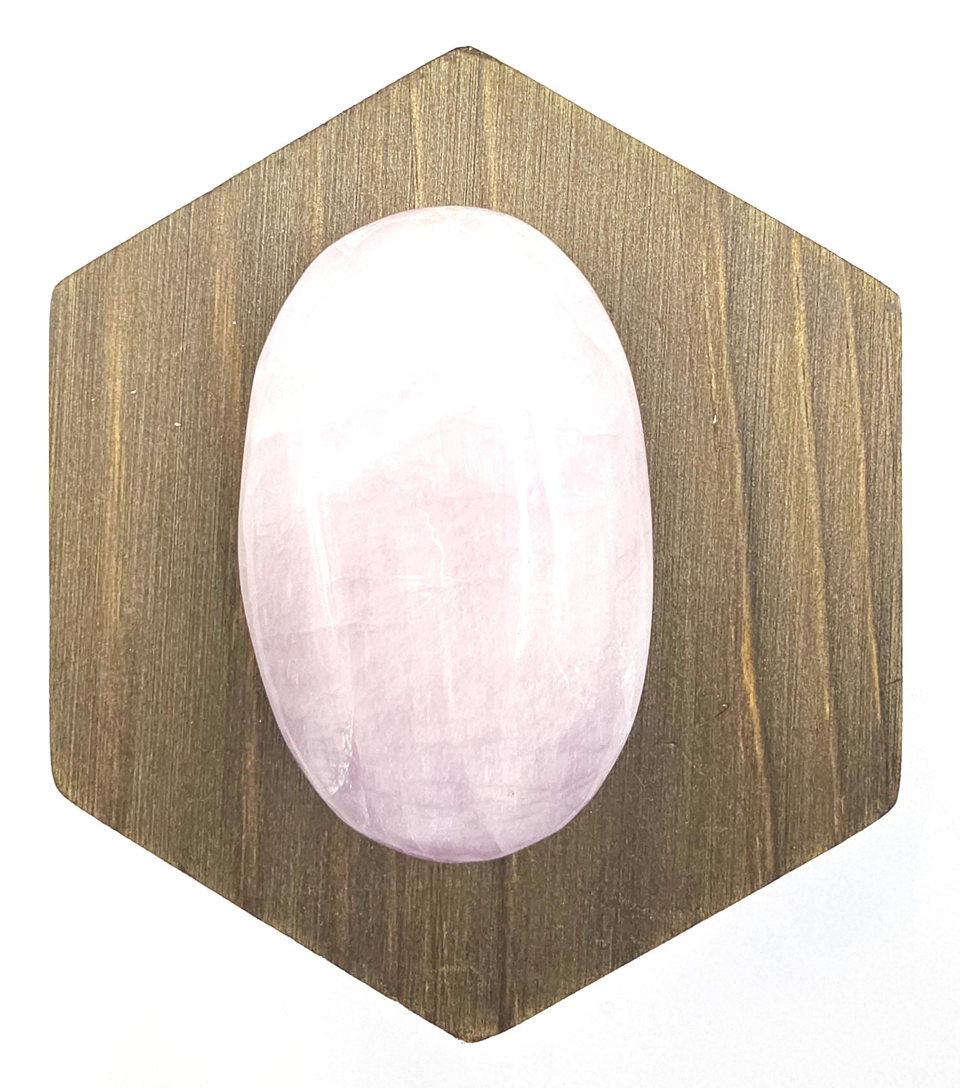 Flashy Kunzite Crystal Palm Stone - Heart Chakra & Emotional Healing Crystal, 70g