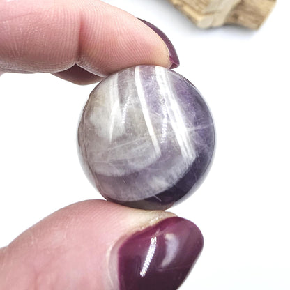 Dream Amethyst Mini Sphere - Peace, Protection & Spiritual Healing Crystal Ball, 30mm