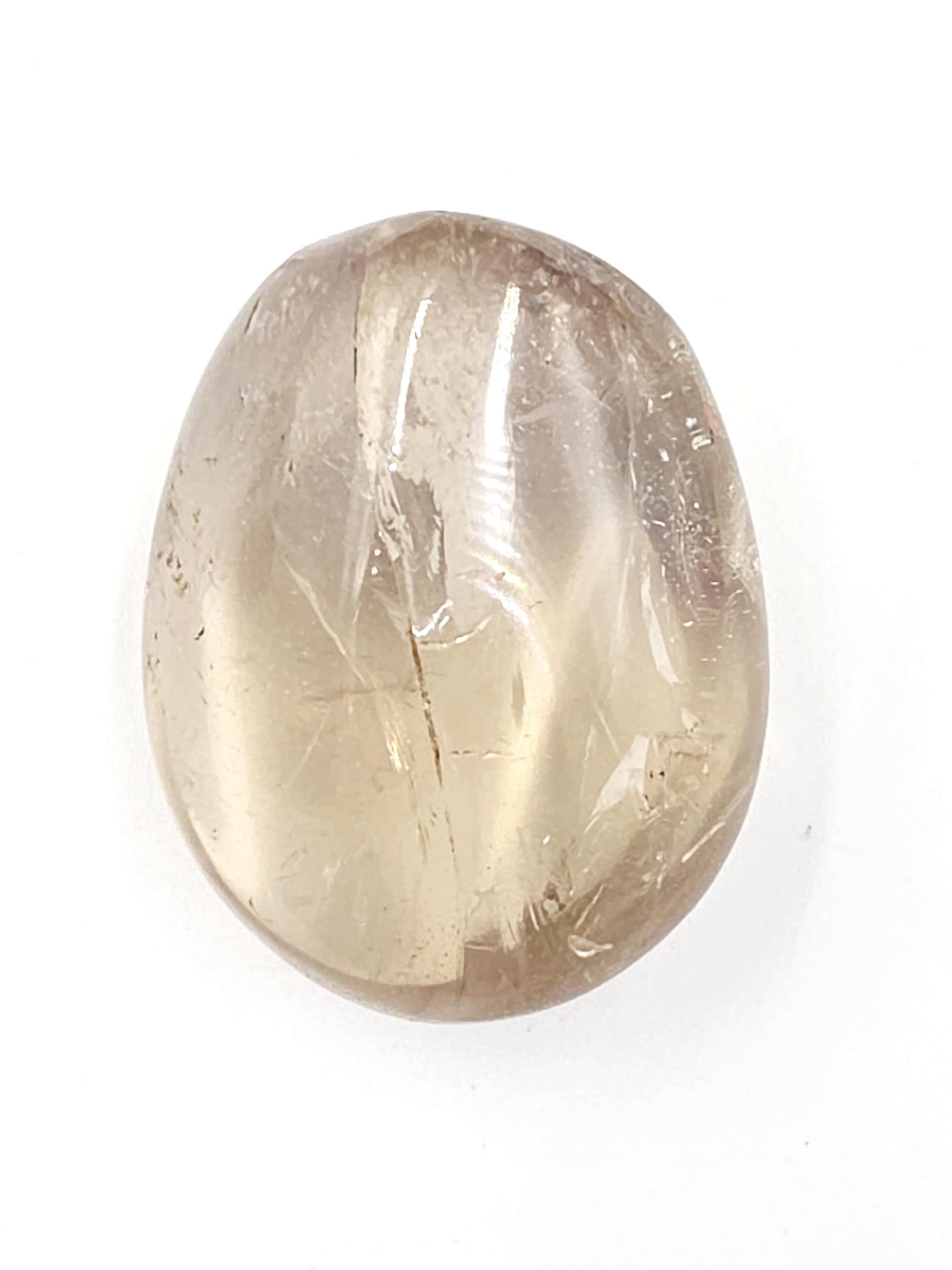 Smoky Quartz Palm Stone - Grounding & Protection Crystal, 75g