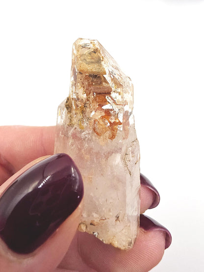 Skeletal Quartz Specimen with Rainbows – Transformation, Grounding & High-Vibration Crystal - 30g