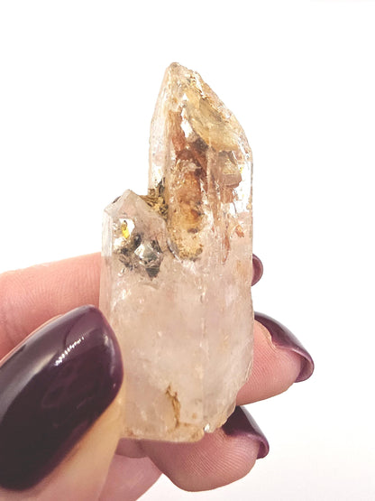 Skeletal Quartz Specimen with Rainbows – Transformation, Grounding & High-Vibration Crystal - 30g