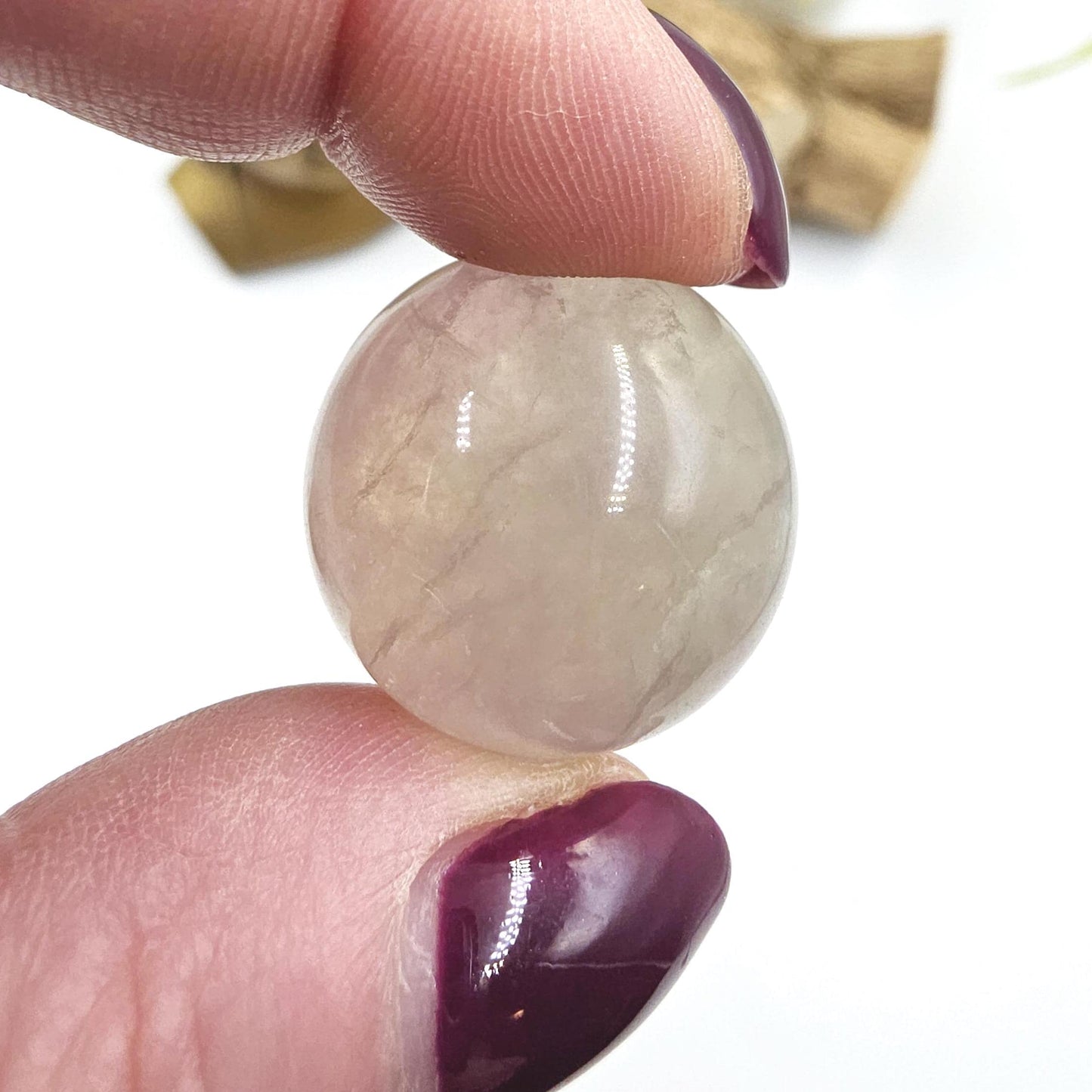 Fluorite Mini Sphere - Focus and Clarity Healing Crystal Ball, 26mm
