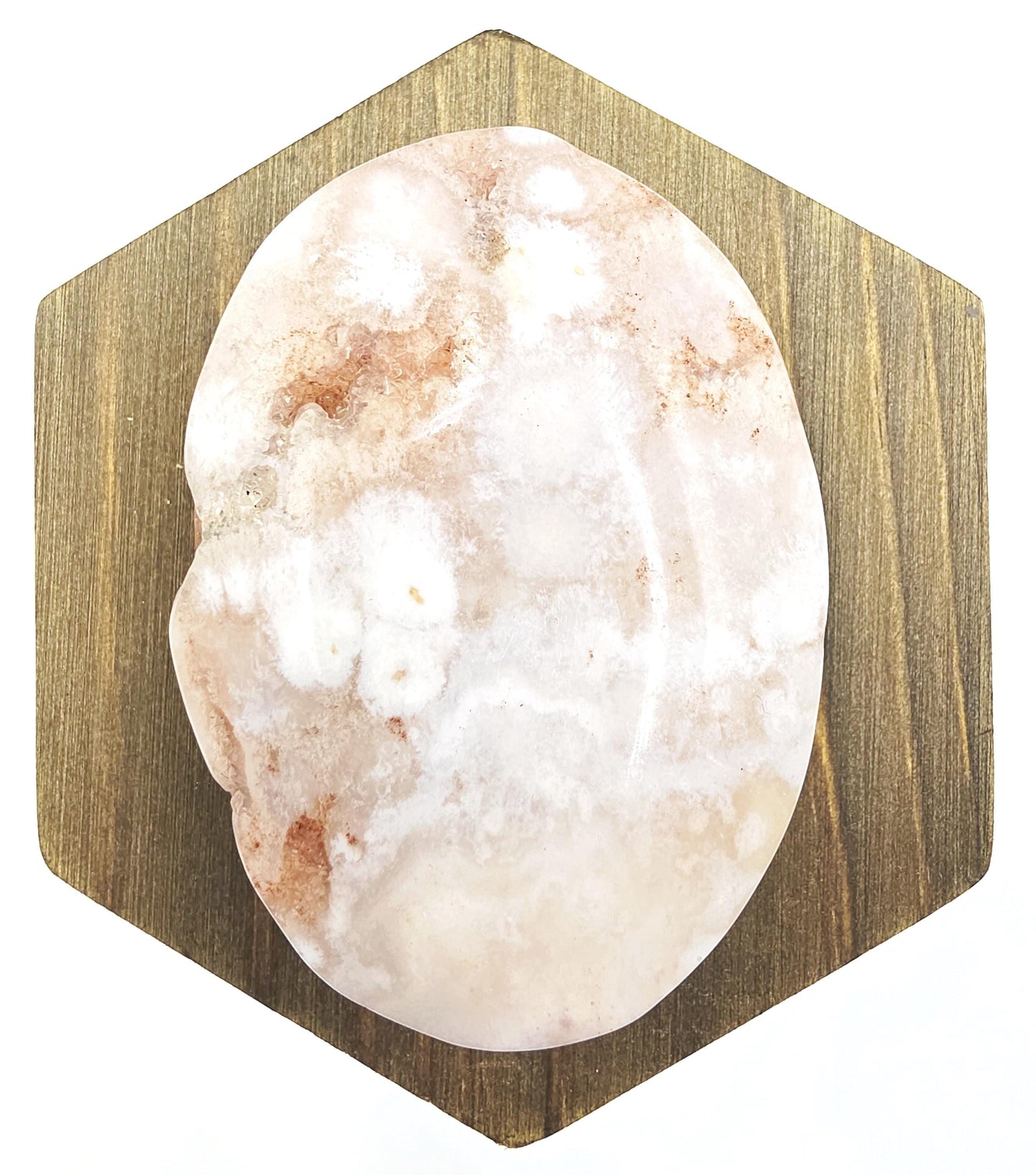 Pink Amethyst Palm Stone - Love, Calm & Emotional Healing Crystal, 100g