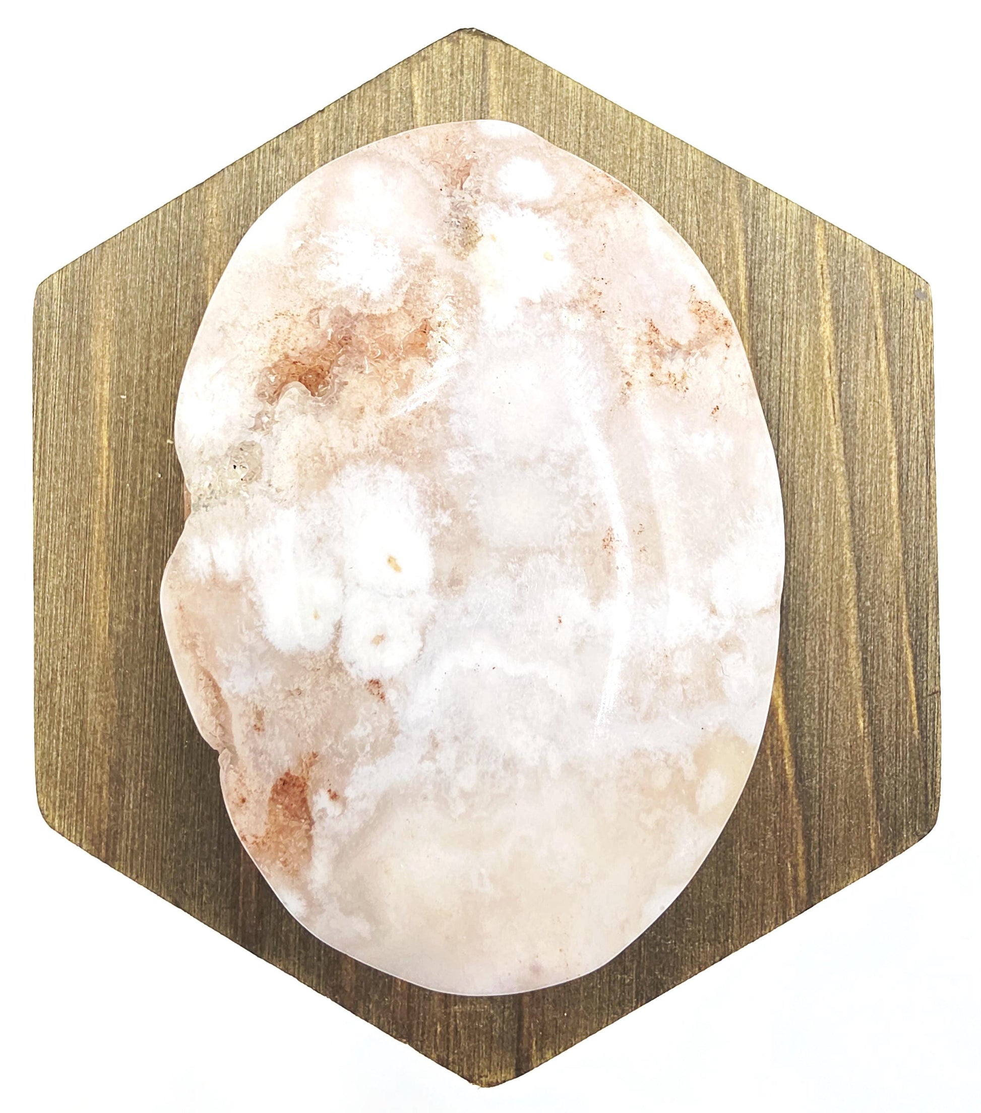 Pink Amethyst Palm Stone - Love, Calm & Emotional Healing Crystal, 100g