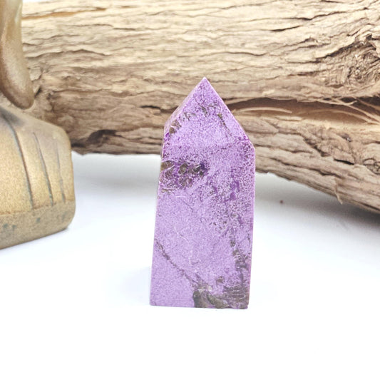 Mini Stichtite Tower - Heart Chakra and Emotional Healing - 5.3cm