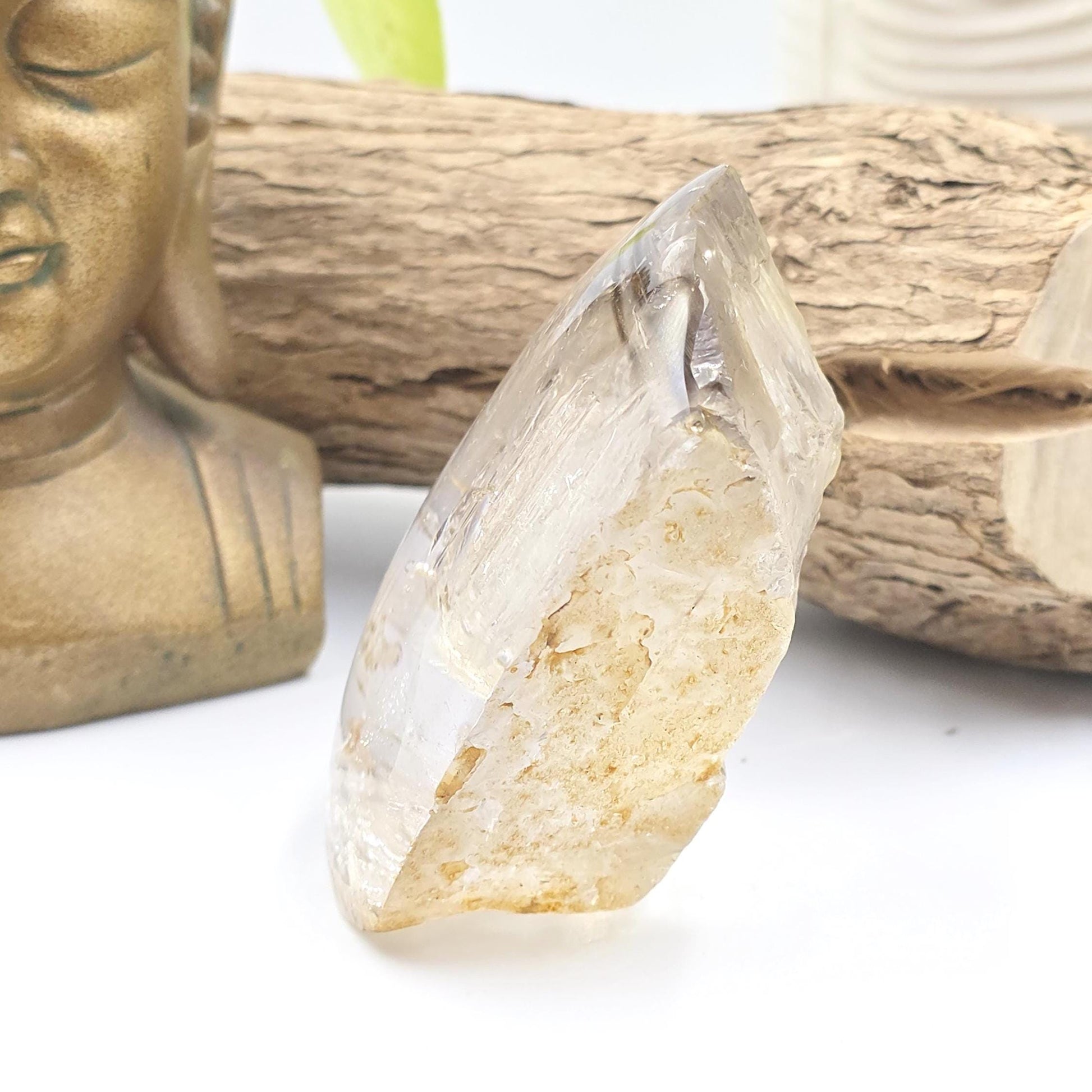 Enhydro Quartz – 3 Moving Water Bubbles & Rainbow Inclusions | Rare Collector Crystal, 435g