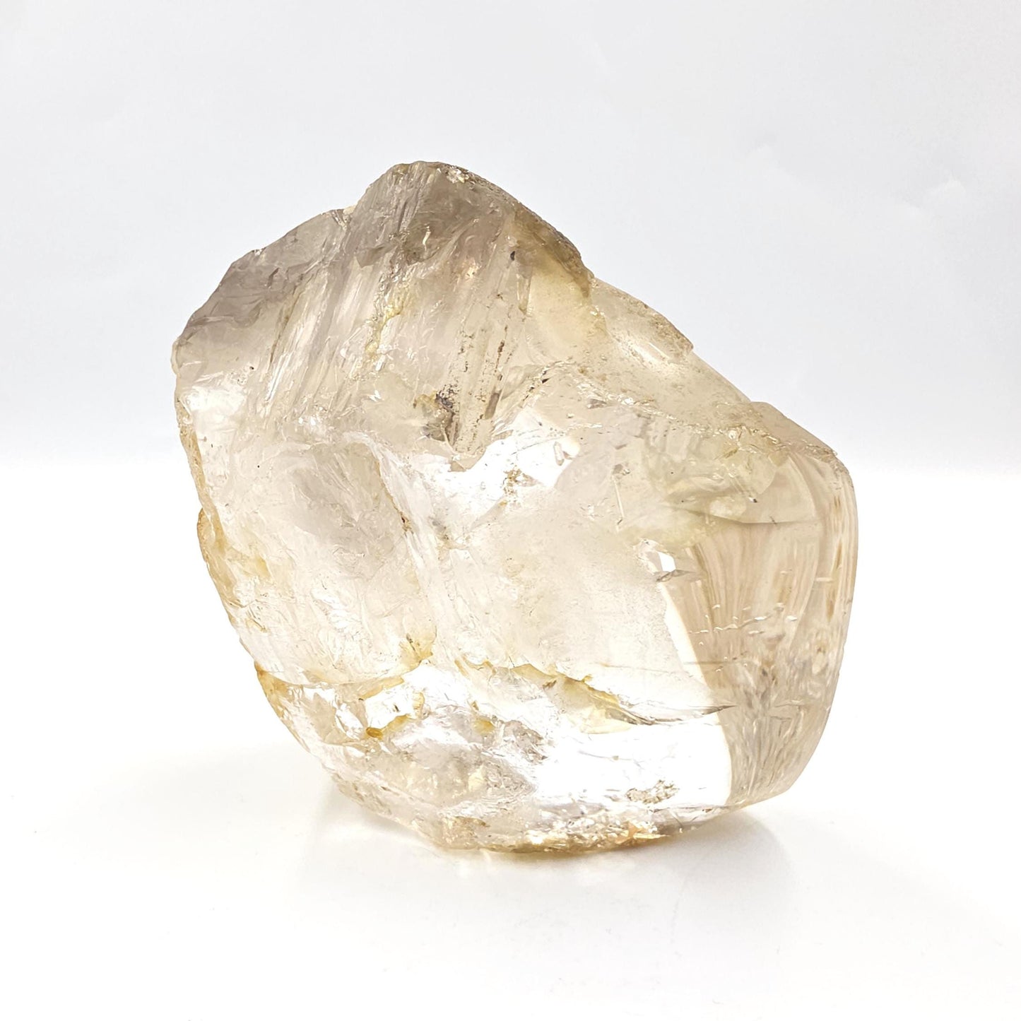 Enhydro Quartz – 3 Moving Water Bubbles & Rainbow Inclusions | Rare Collector Crystal, 435g