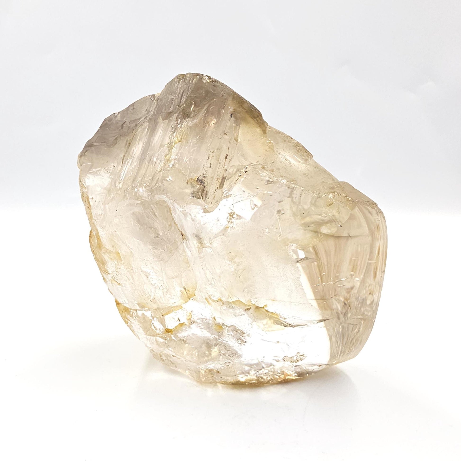 Enhydro Quartz – 3 Moving Water Bubbles & Rainbow Inclusions | Rare Collector Crystal, 435g