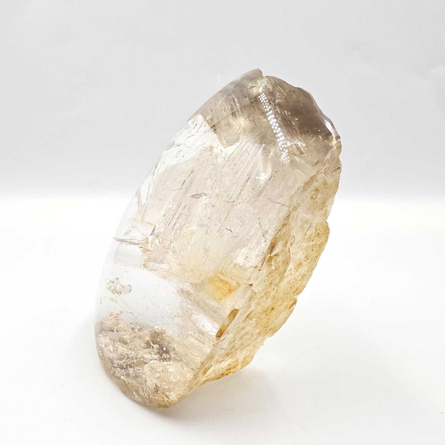 Enhydro Quartz – 3 Moving Water Bubbles & Rainbow Inclusions | Rare Collector Crystal, 435g