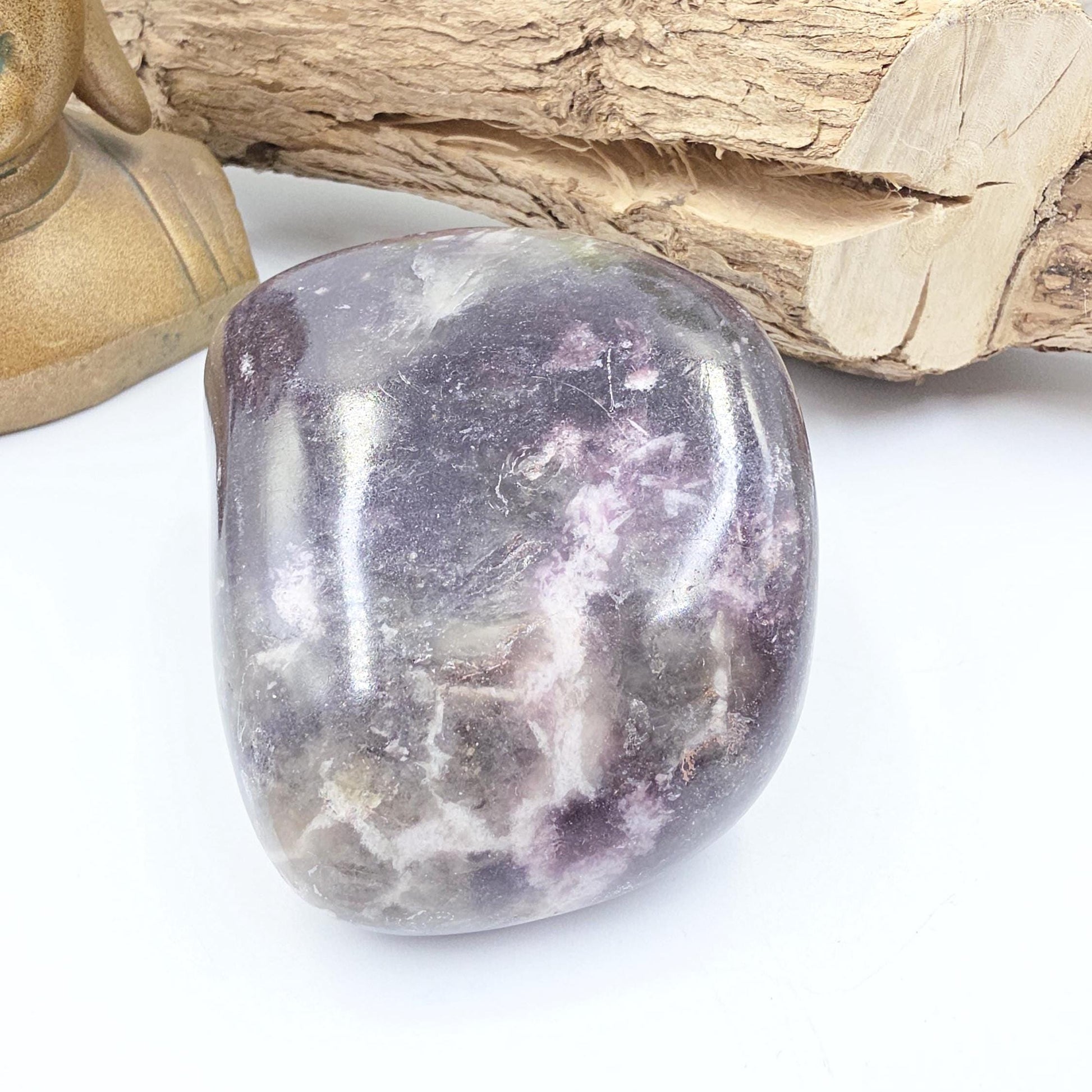 Dark Lepidolite Freeform – Stress Relief, Emotional Balance & Calming Healing Crystal, 625g