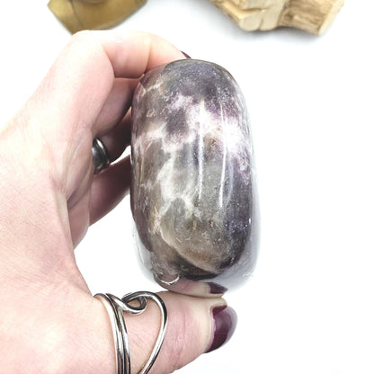 Dark Lepidolite Freeform – Stress Relief, Emotional Balance & Calming Healing Crystal, 625g