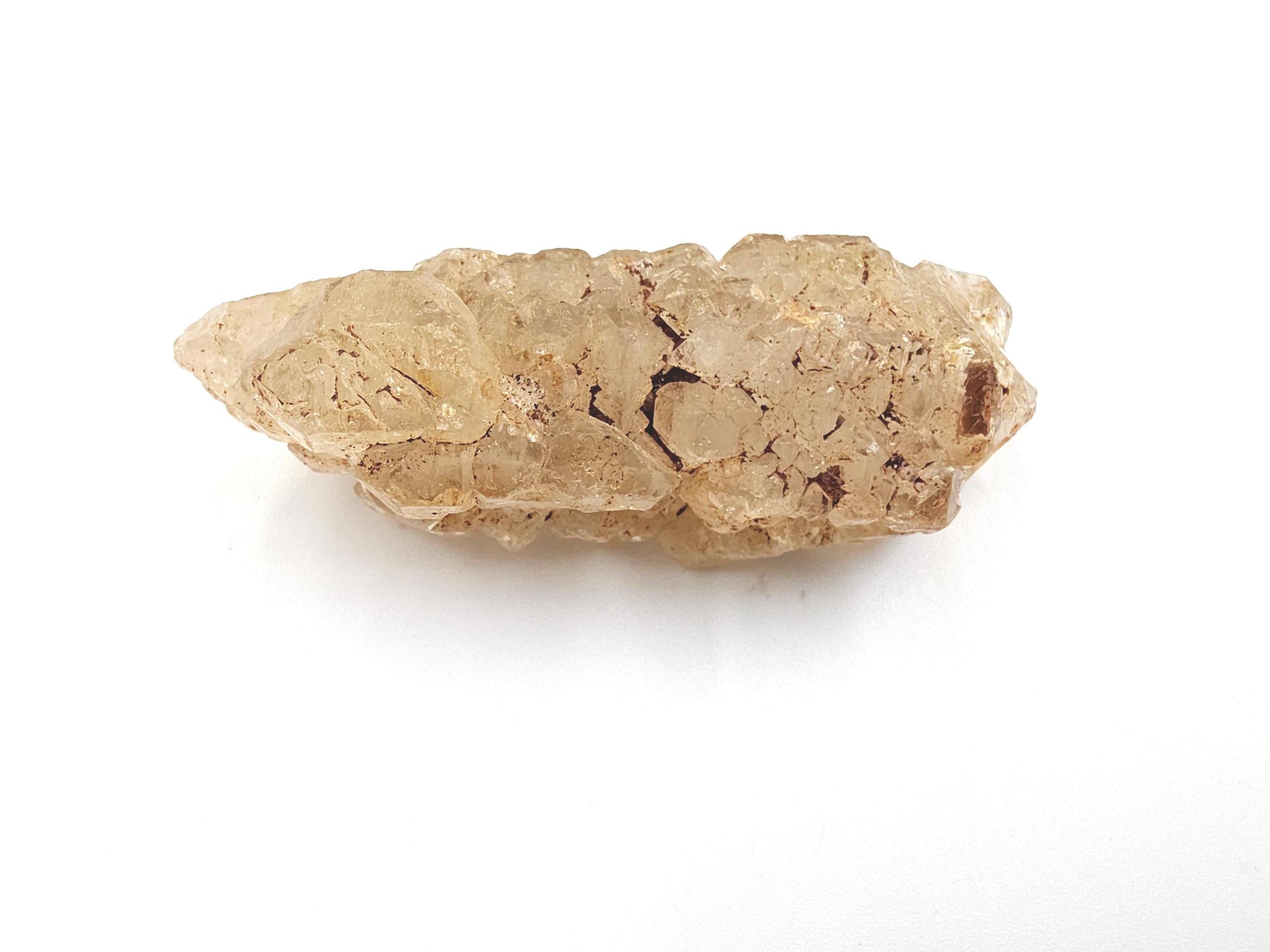 Petroleum Quartz Enhydro Specimen (UV Reactive) – Rare Earth Energy & Natural Oil Inclusion Crystal, 55g