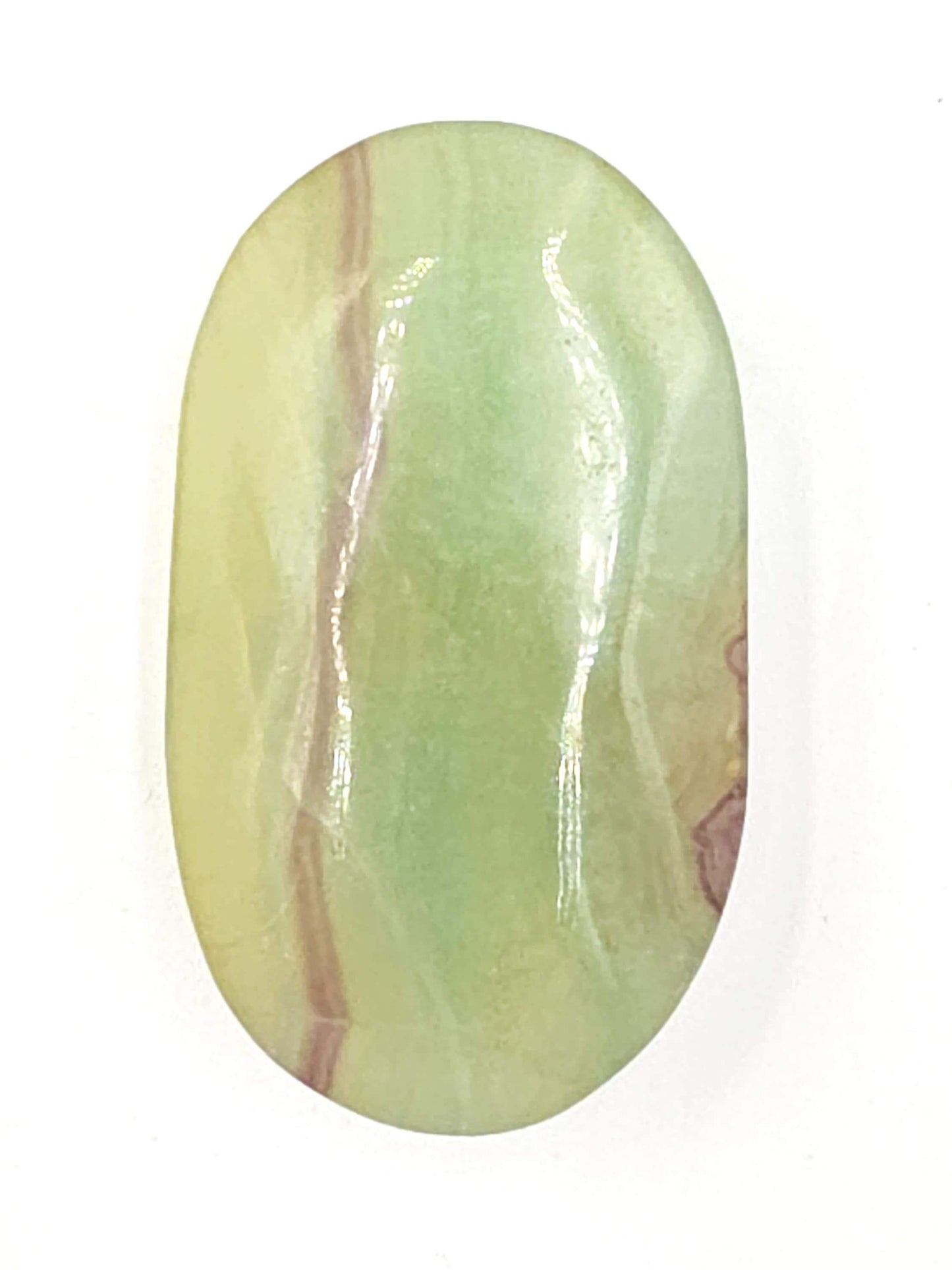 Green Fluorite Palm Stone - Focus and Clarity Healing Crystal - 50g