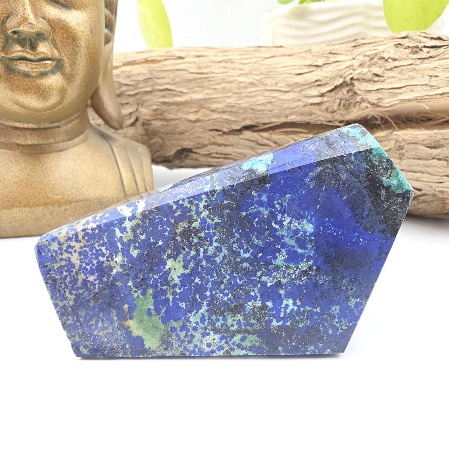Azurite Freeform - Intuition & Spiritual Insight Third Eye Chakra Healing Crystal, 300g