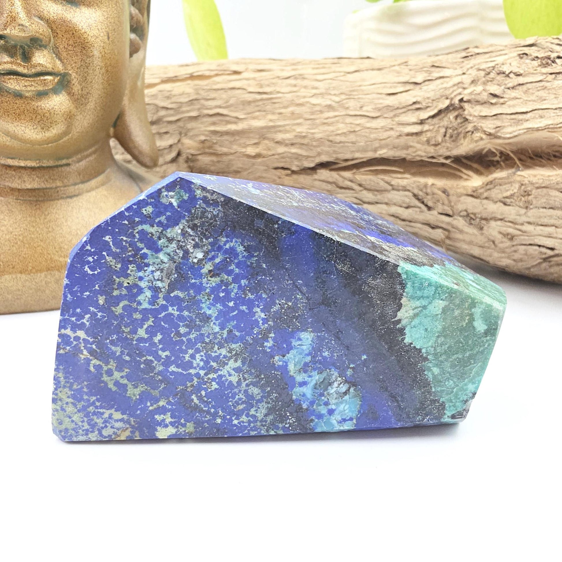 Azurite Freeform - Intuition & Spiritual Insight Third Eye Chakra Healing Crystal, 300g