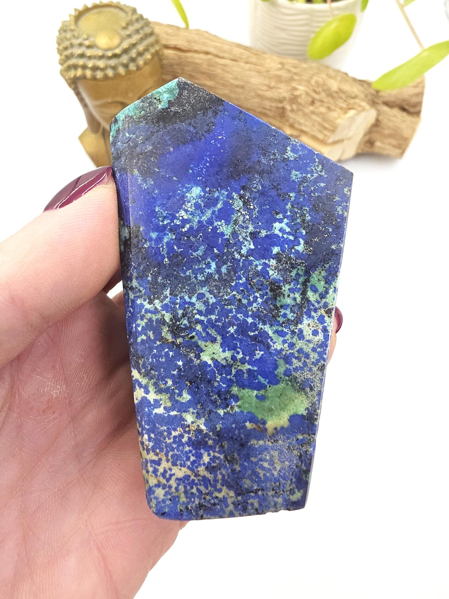 Azurite Freeform - Intuition & Spiritual Insight Third Eye Chakra Healing Crystal, 300g