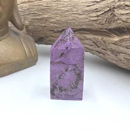 Mini Stichtite Tower – Compassion, Emotional Healing & Heart-Centred Calm Crystal, 5.2cm