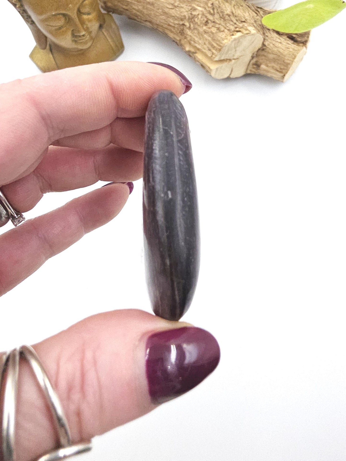 Purple Mica Palm Stone - Insight & Transformation Healing Crystal, 50g