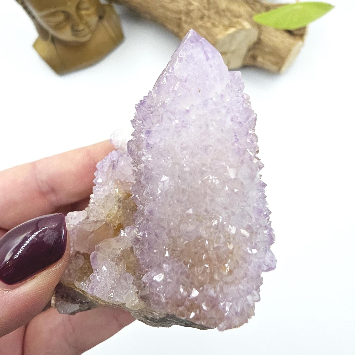 Amethyst Spirit Quartz Cluster - Spiritual Protection, Harmony & High-Vibration Healing Crystal, 209g