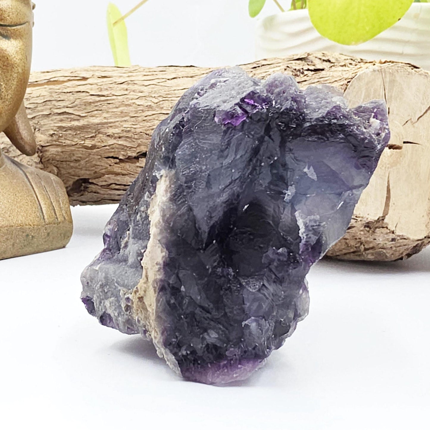 Raw Fluorite Specimen – Mental Clarity, Focus & Natural Protective Energy Crystal, 470g