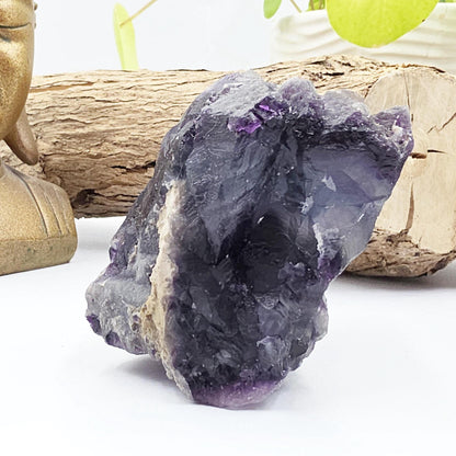 Raw Fluorite Specimen – Mental Clarity, Focus & Natural Protective Energy Crystal, 470g