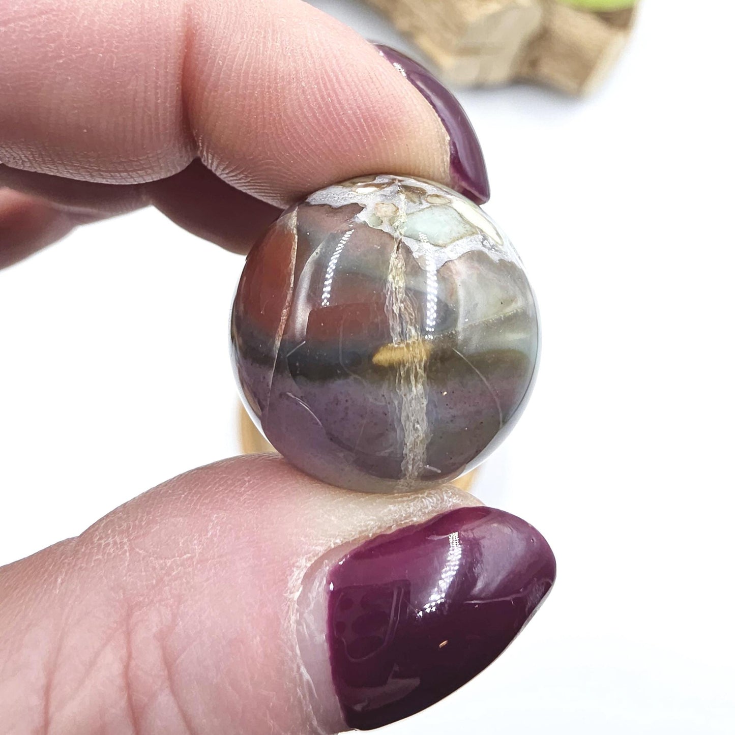 Ocean Jasper Mini Spheres – Joy, Emotional Balance & Nurturing Earth Energy Crystals, 20-26mm