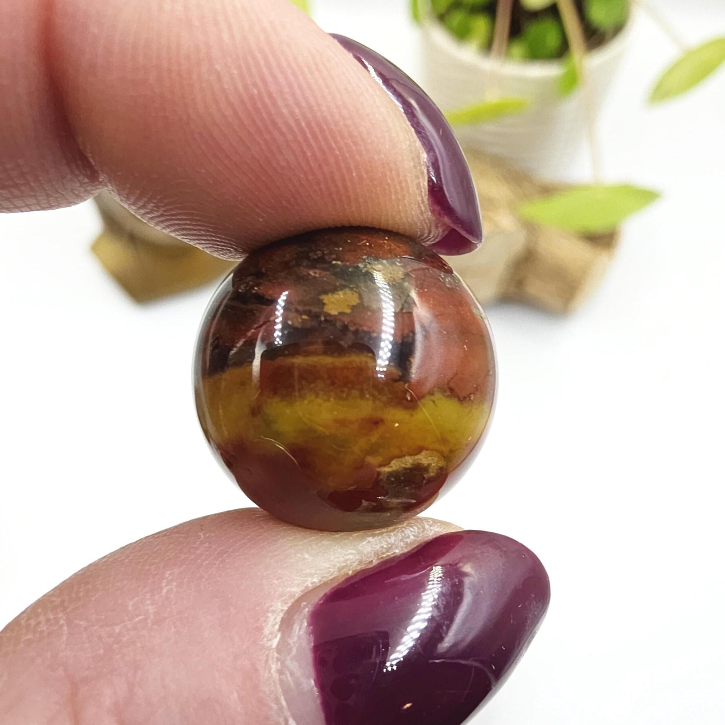 Ocean Jasper Mini Spheres – Joy, Emotional Balance & Nurturing Earth Energy Crystals, 20-26mm