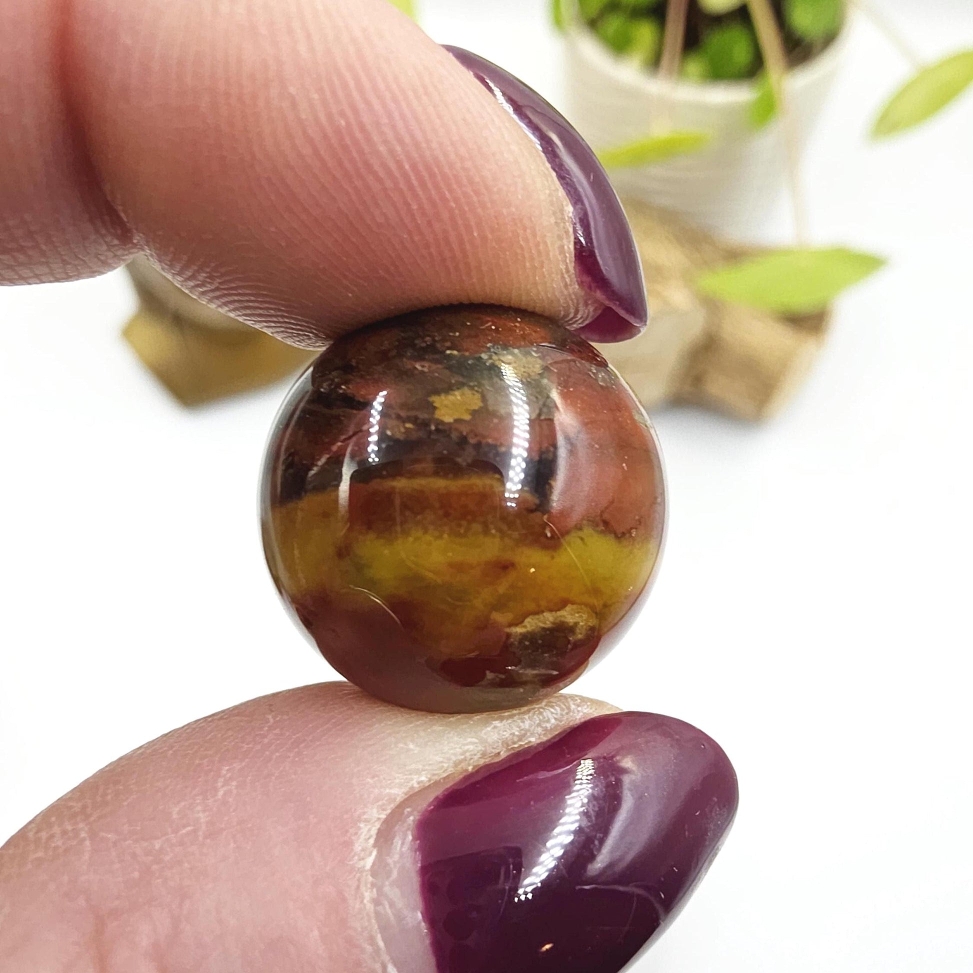 Ocean Jasper Mini Spheres – Joy, Emotional Balance & Nurturing Earth Energy Crystals, 20-26mm