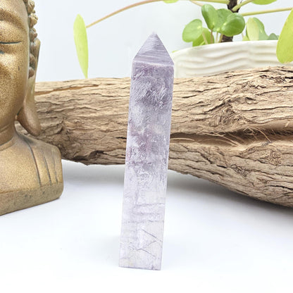 Flashy Purple Mica Point – Calming, Anxiety Relief & Spiritual Healing Crystal Tower, 70g